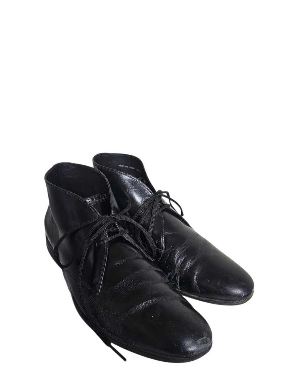 Cole Haan Original Grand Os Leather Lace Up Chukka Boots Men's Size 9M Black